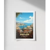 Napolinin Tarihi Sokakları Poster