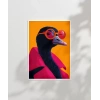 Neon Şıklığı Devekuşu Poster