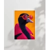 Neon Şıklığı Devekuşu Poster