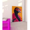 Neon Şıklığı Devekuşu Poster