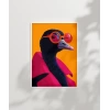 Neon Şıklığı Devekuşu Poster