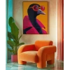 Neon Şıklığı Devekuşu Poster