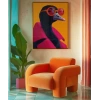 Neon Şıklığı Devekuşu Poster