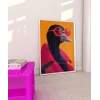 Neon Şıklığı Devekuşu Poster