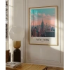 New York Silüeti Gün Doğumu Poster