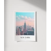 New York Silüeti Gün Doğumu Poster