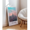 New York Silüeti Gün Doğumu Poster