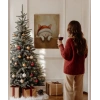Noel Şapkasıyla Mutlu Kedi Poster
