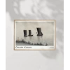 Ohara Koson Balıkçı Teknesi Poster