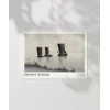 Ohara Koson Balıkçı Teknesi Poster
