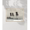 Ohara Koson Balıkçı Teknesi Poster