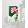 Ohara Koson Çiçek Açan Lotus Çiçekleri 2 Poster