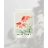Ohara Koson İki Japon Balığı Poster