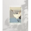 Ohara Koson İki Turna Poster