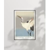 Ohara Koson İki Turna Poster