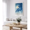 Ohara Koson Mehtaplı Gecede Çiçek Açan Kiraz Poster