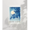 Ohara Koson Mehtaplı Gecede Çiçek Açan Kiraz Poster