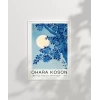 Ohara Koson Mehtaplı Gecede Çiçek Açan Kiraz Poster