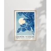 Ohara Koson Mehtaplı Gecede Çiçek Açan Kiraz Poster