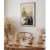 Ohara Koson Pagoda ve Gökkuşağı Poster