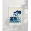 Ohara Koson Süsen Çiçekleri 2 Poster