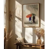 Ohara Koson Yağmurda İki Kadın Poster