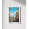 Palermonun Büyüleyici Sokakları Poster