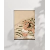 Palmelerin Arasında Yoga Poster
