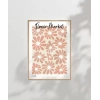 Paris Flower Market Poster
