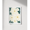 Pastel Beyaz Çiçekler Poster