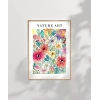 Pastel Çiçek Bahçesi Poster