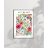 Pastel Çiçek Bahçesi Poster