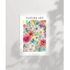 Pastel Çiçek Bahçesi Poster