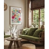 Pastel Çiçek Bahçesi Poster
