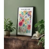 Pastel Çiçek Bahçesi Poster