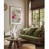 Pastel Çiçek Bahçesi Poster