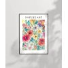 Pastel Çiçek Bahçesi Poster