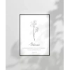 Patience Temalı Minimalist Poster