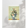 Paul Cézanne Rokoko Vazoda Çiçekler 2 Poster