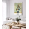 Paul Cézanne Rokoko Vazoda Çiçekler 2 Poster
