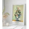 Paul Cézanne Rokoko Vazoda Çiçekler 2 Poster