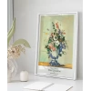 Paul Cézanne Rokoko Vazoda Çiçekler 2 Poster