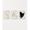 Picasso Minimal Çizgi Sanatı 3lü Poster