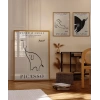 Picasso Minimal Çizgi Sanatı 3lü Poster