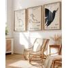 Picasso Minimal Çizgi Sanatı 3lü Poster