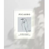 Picasso Stil Soyut Kuş Çizimi Poster