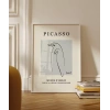 Picasso Stil Soyut Kuş Çizimi Poster