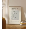 Picasso Stil Soyut Kuş Çizimi Poster