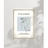 Picasso Stil Soyut Kuş Çizimi Poster