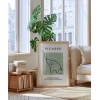 Picasso Tarzı Dekoratif Fil Çerçeveli Poster